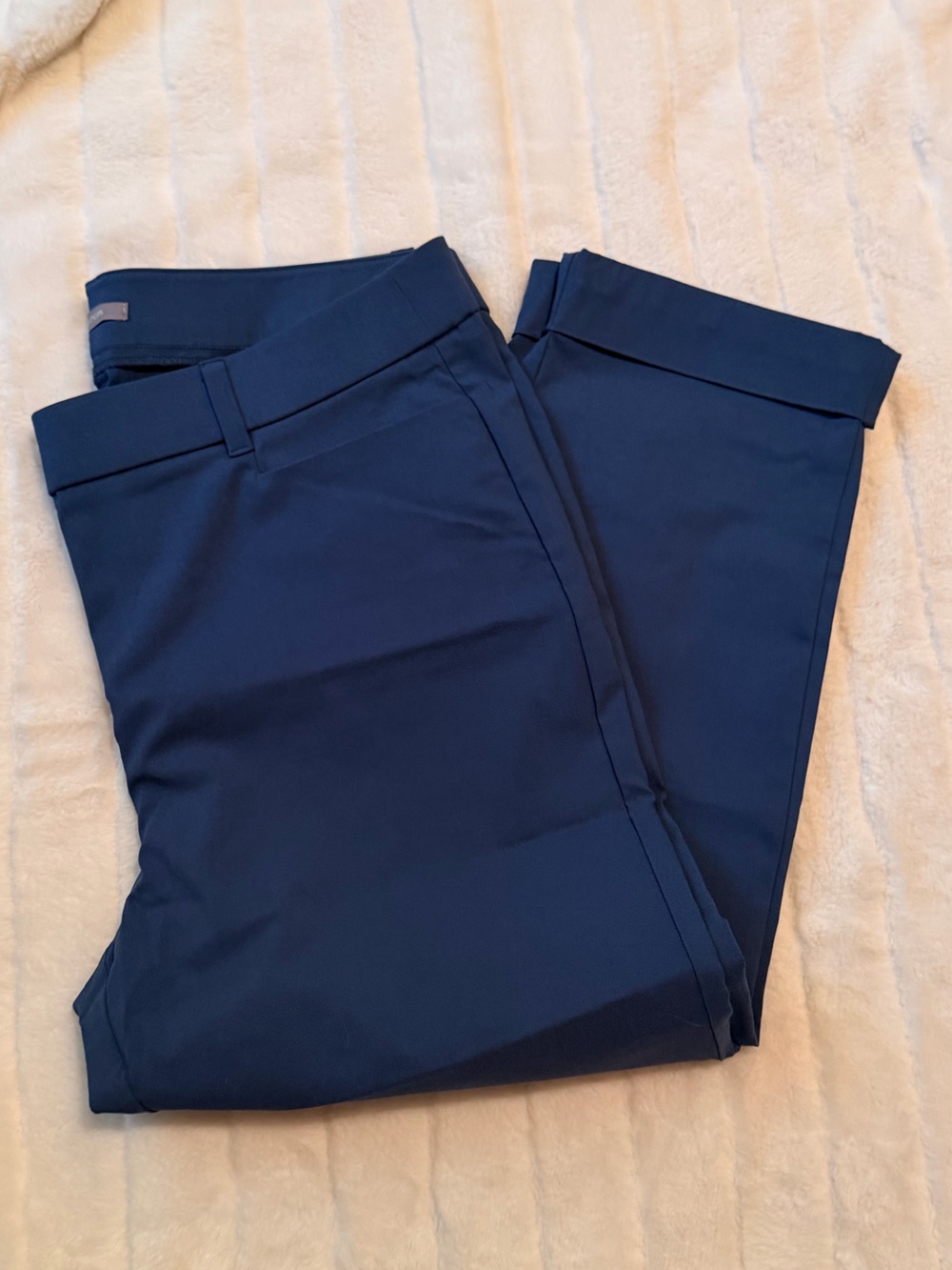 Maurices Navy Ankle Pants - Women's Cropped Trousers - Picture 3 of 4